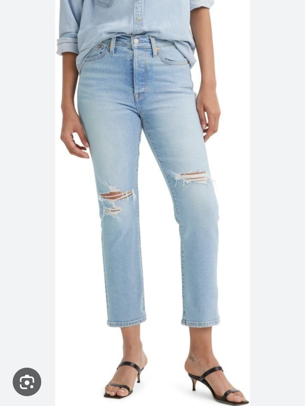 Levi’s Wedgie Straight Ankle Jeans Women’s Size 29 High Rise Ribcage Fit